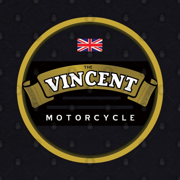 The Vincent Motorcycle England by Midcenturydave